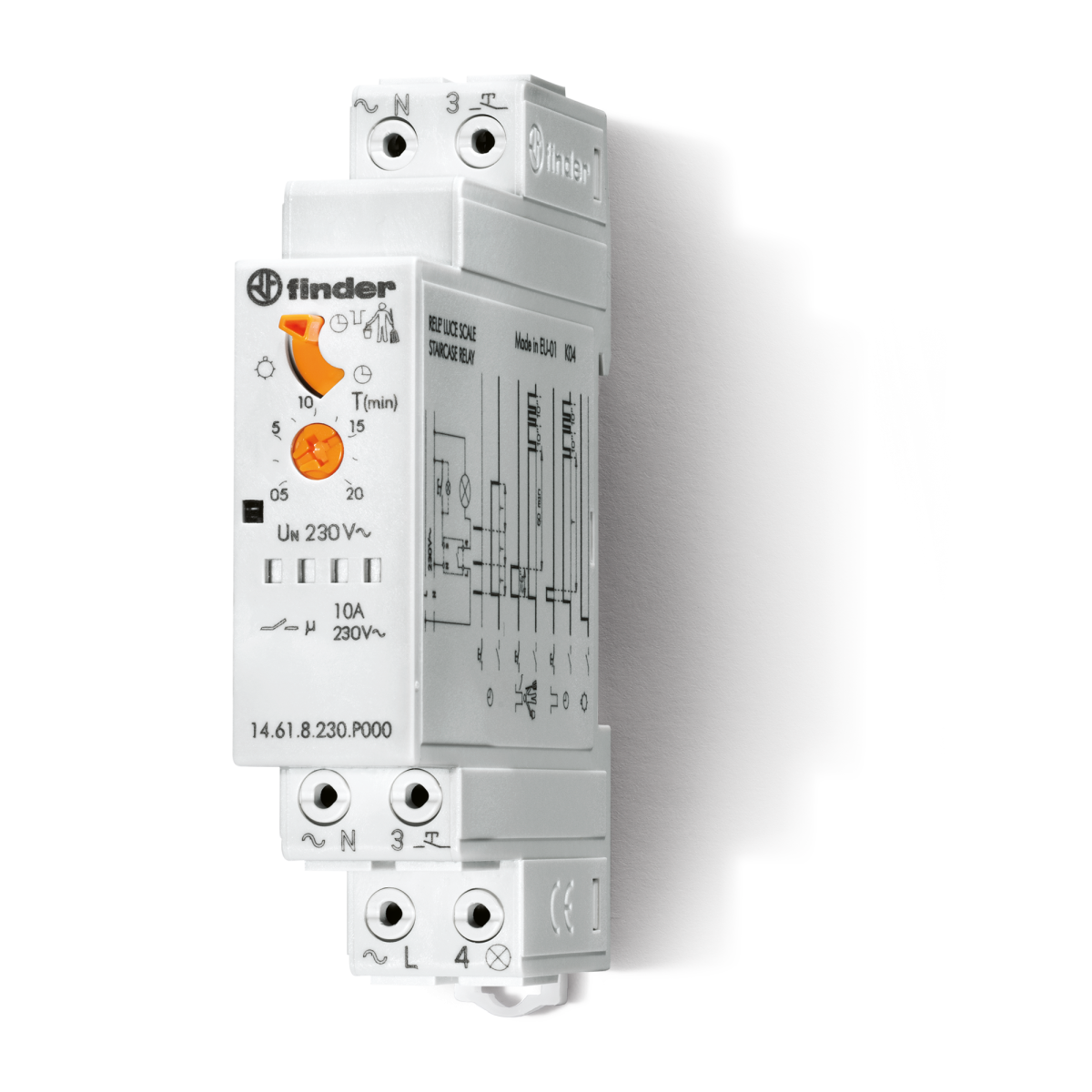 ELECTRONIC STAIRCASE TIMER PUSH-IN