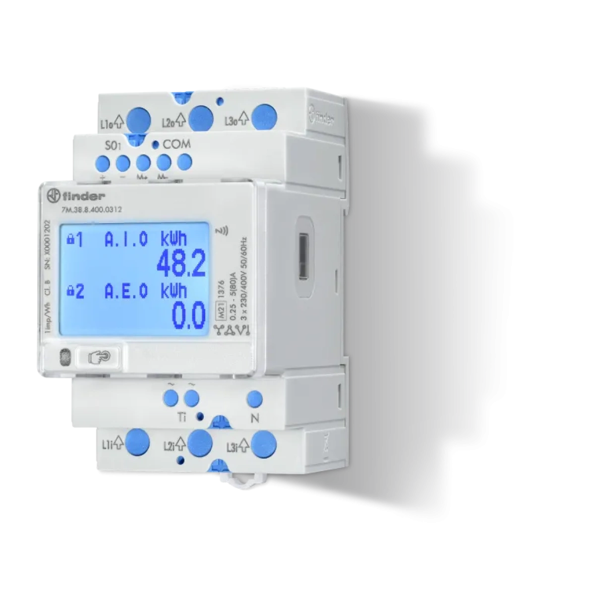3-PH ENERGY METER 80A DIR MID M-BUS