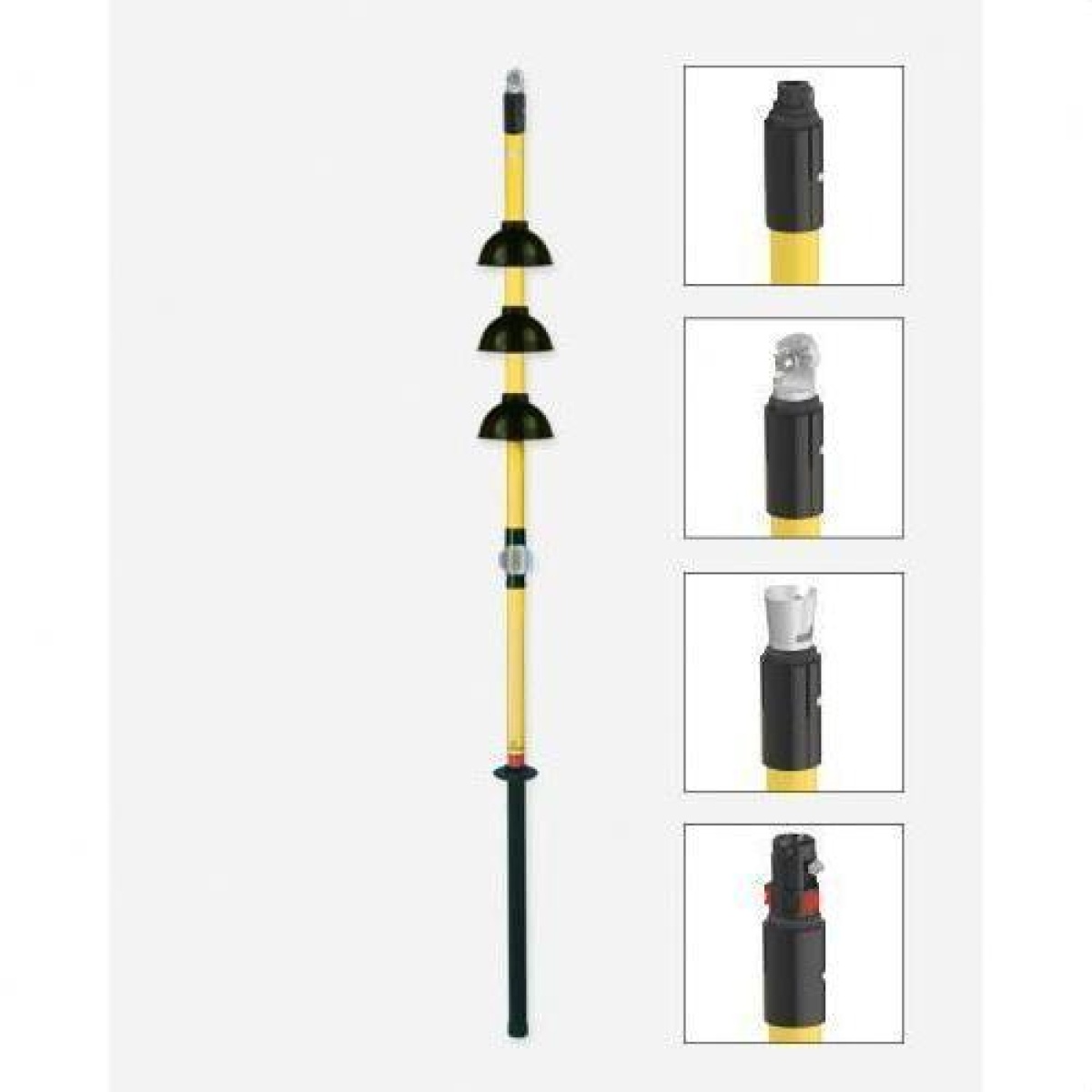 Pértiga enlazable uso exterior BMAE-6V380U