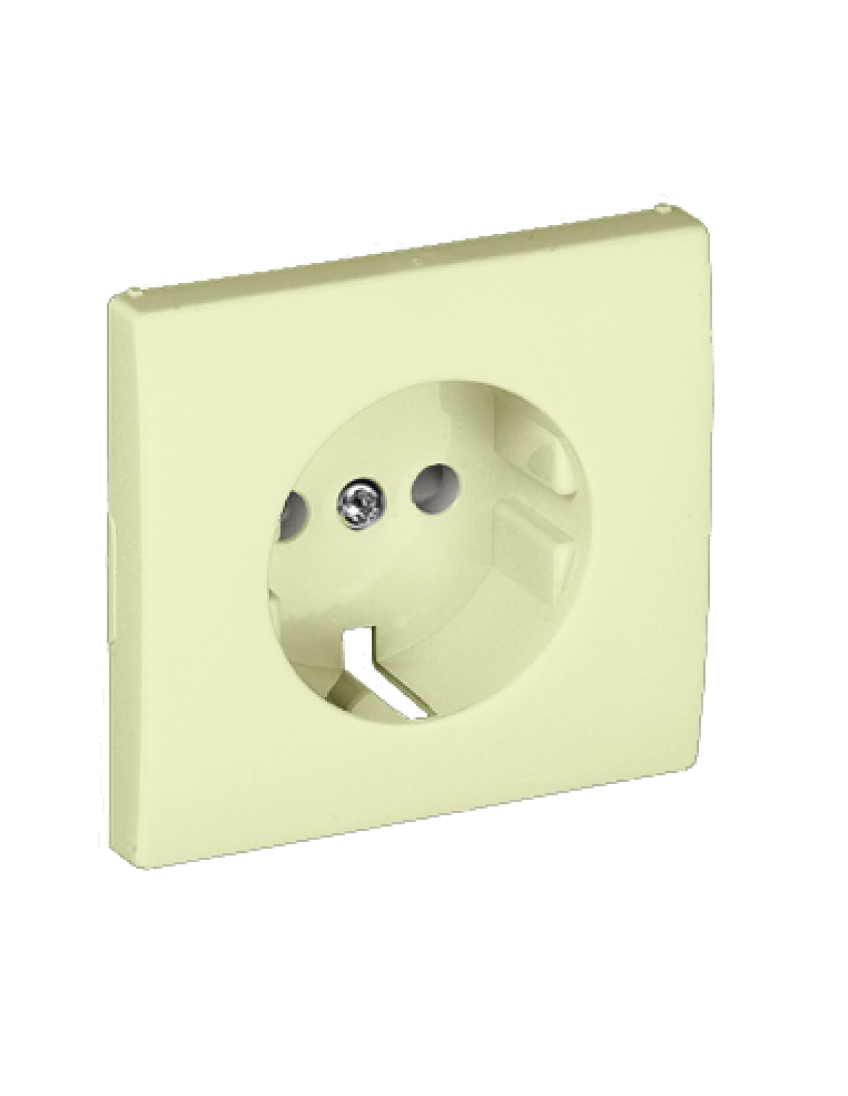 CENTRO SCHUKO COBTURADOR MARFIM