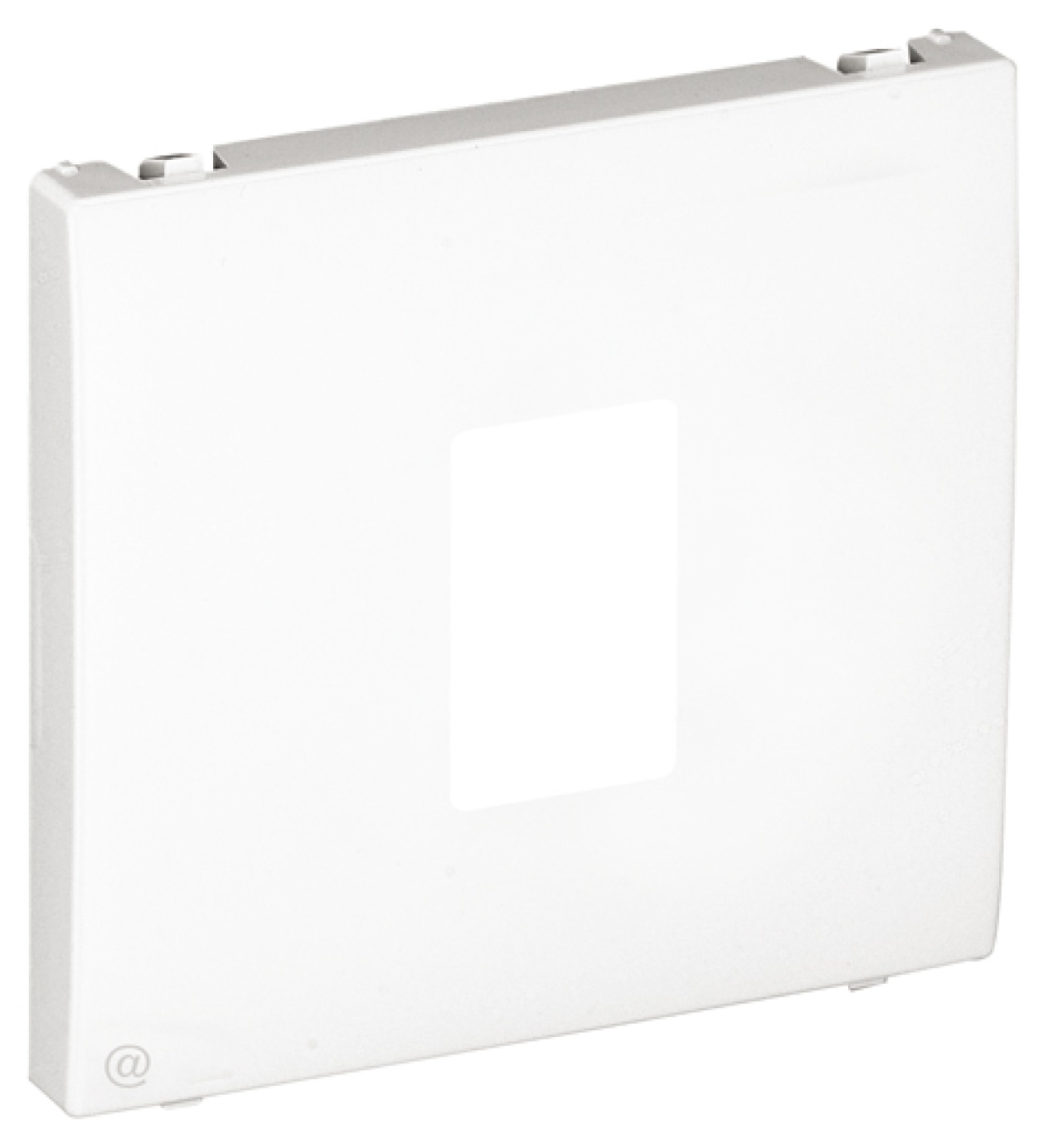 CENTRO PARA TOMADA RJ45 PLATINA