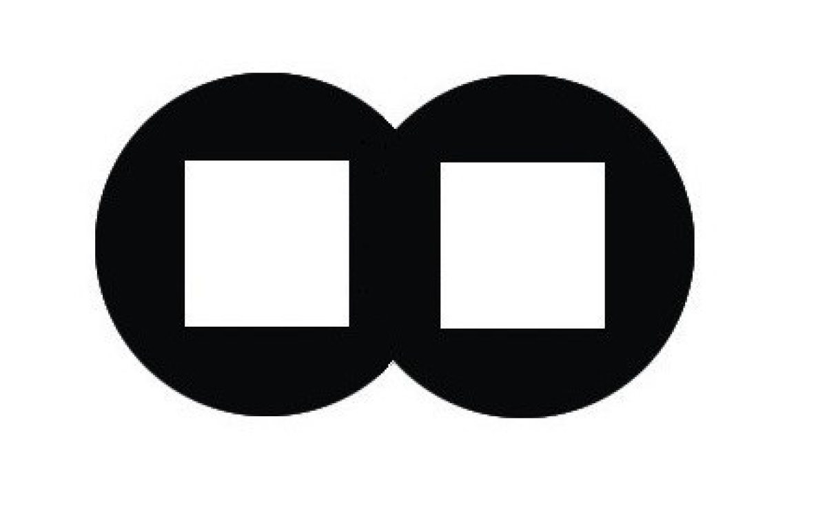 ESPELHO DUPLO DESENHO SIZA VIEIRA PRETO MATE