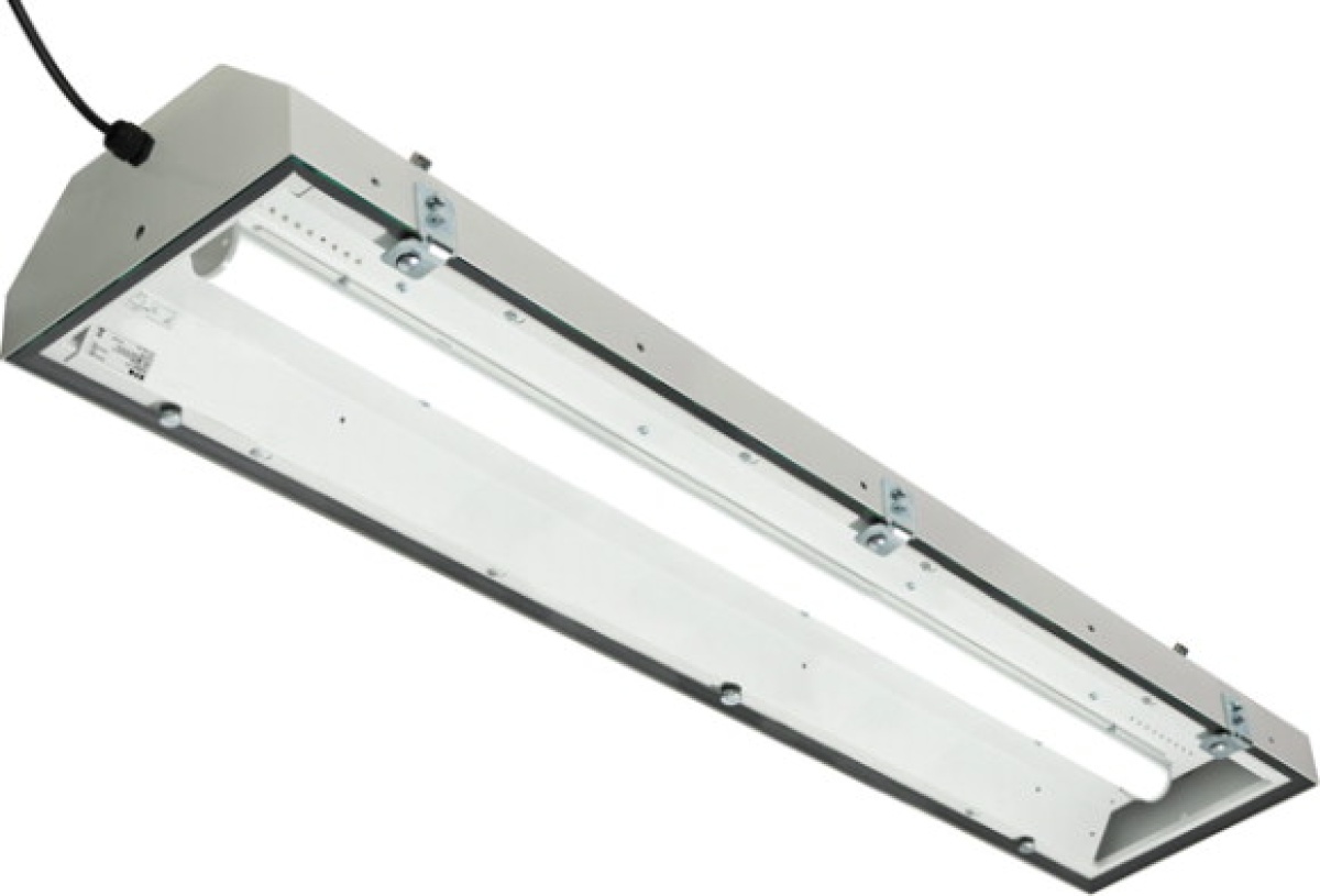 Ex-recessed ceiling light fitting RLF LED 1200 5L 25-2K, 1 x M20, metal thread, 1 x M20 screw plug