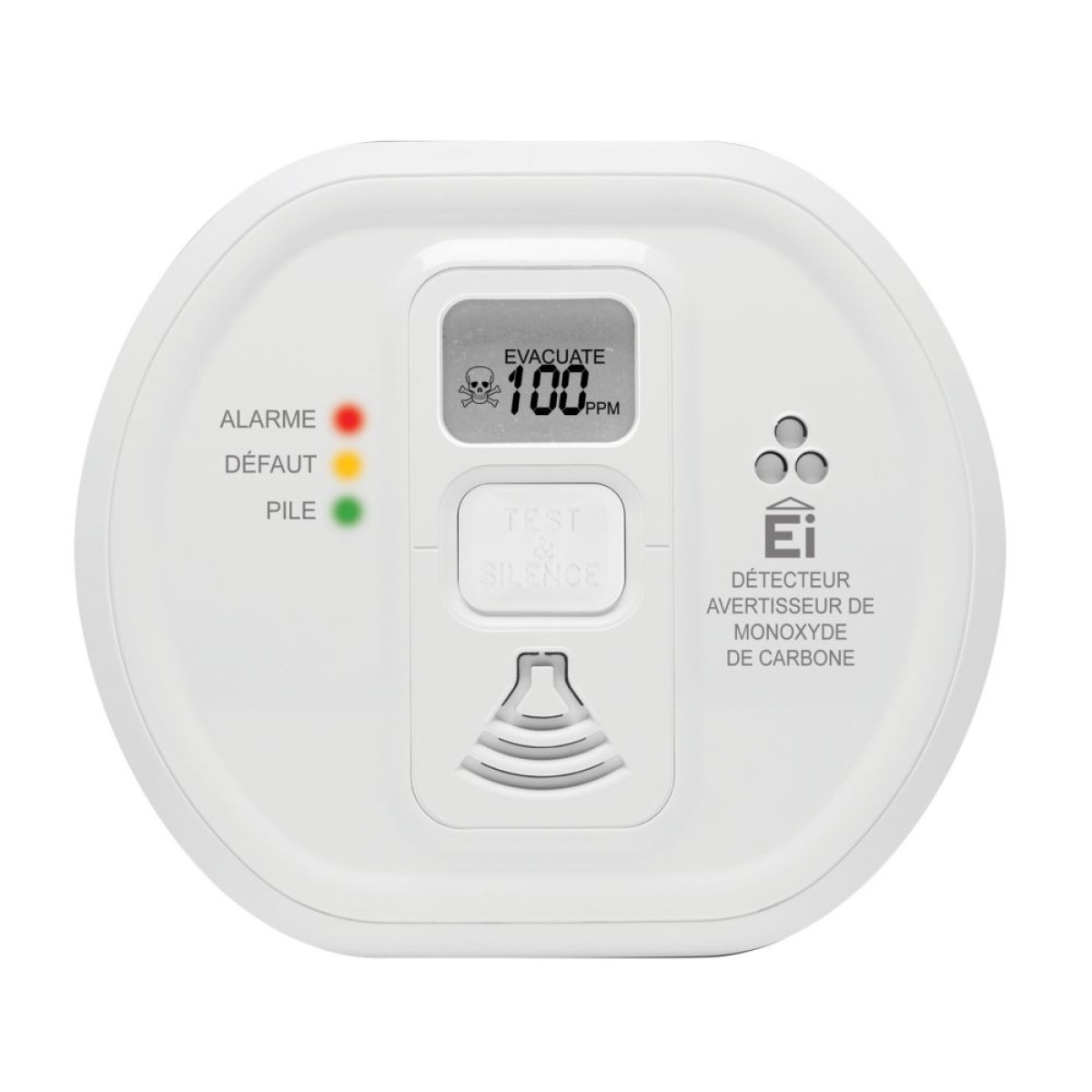 Ei208DW-Detect. CO Pile Lithium  ecran