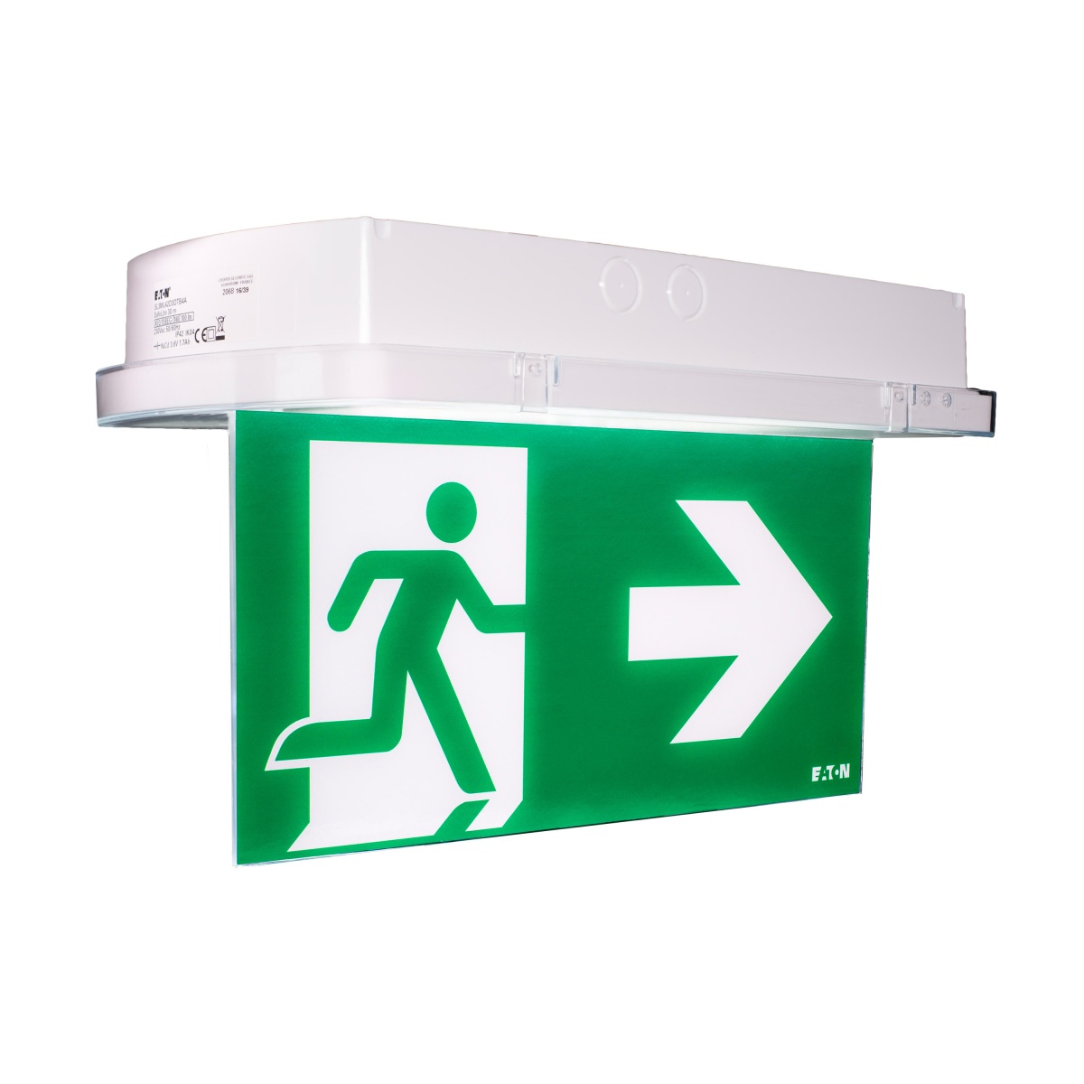 Perspex Safelite com pictograma seta esq/dta