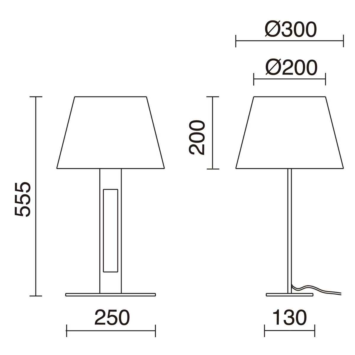 Tabela CLASSICAL E27 60W Niquel acetinado Algodão branco