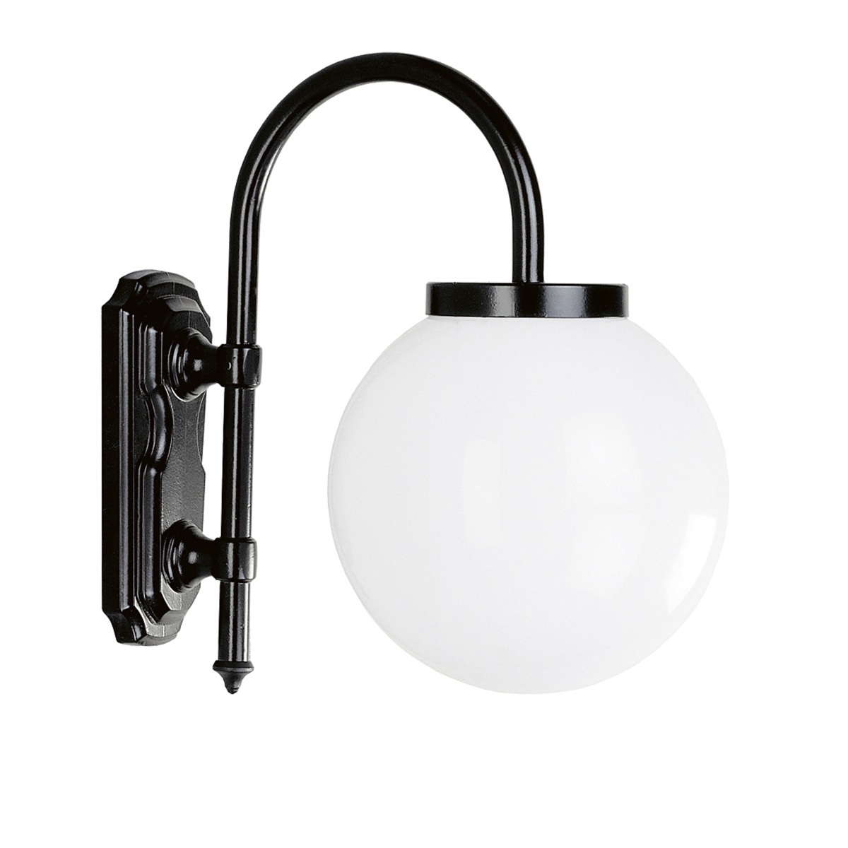 Aplicar clássico BOOM IP44 E27 42W Negro texturado