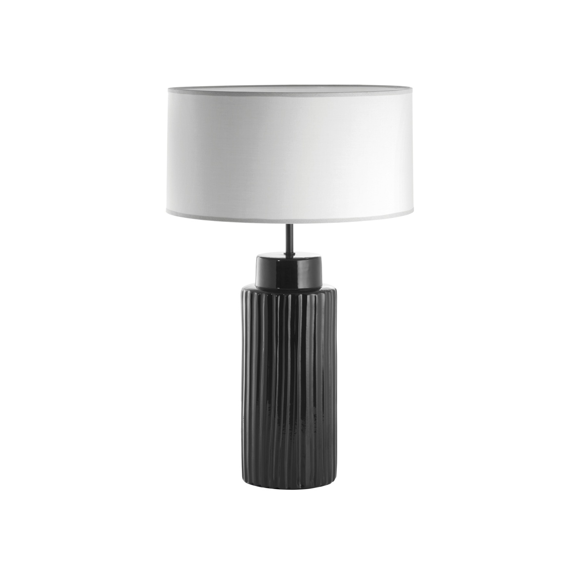 Tabela CERAMIC E27 15W Preto Cinza de algodão