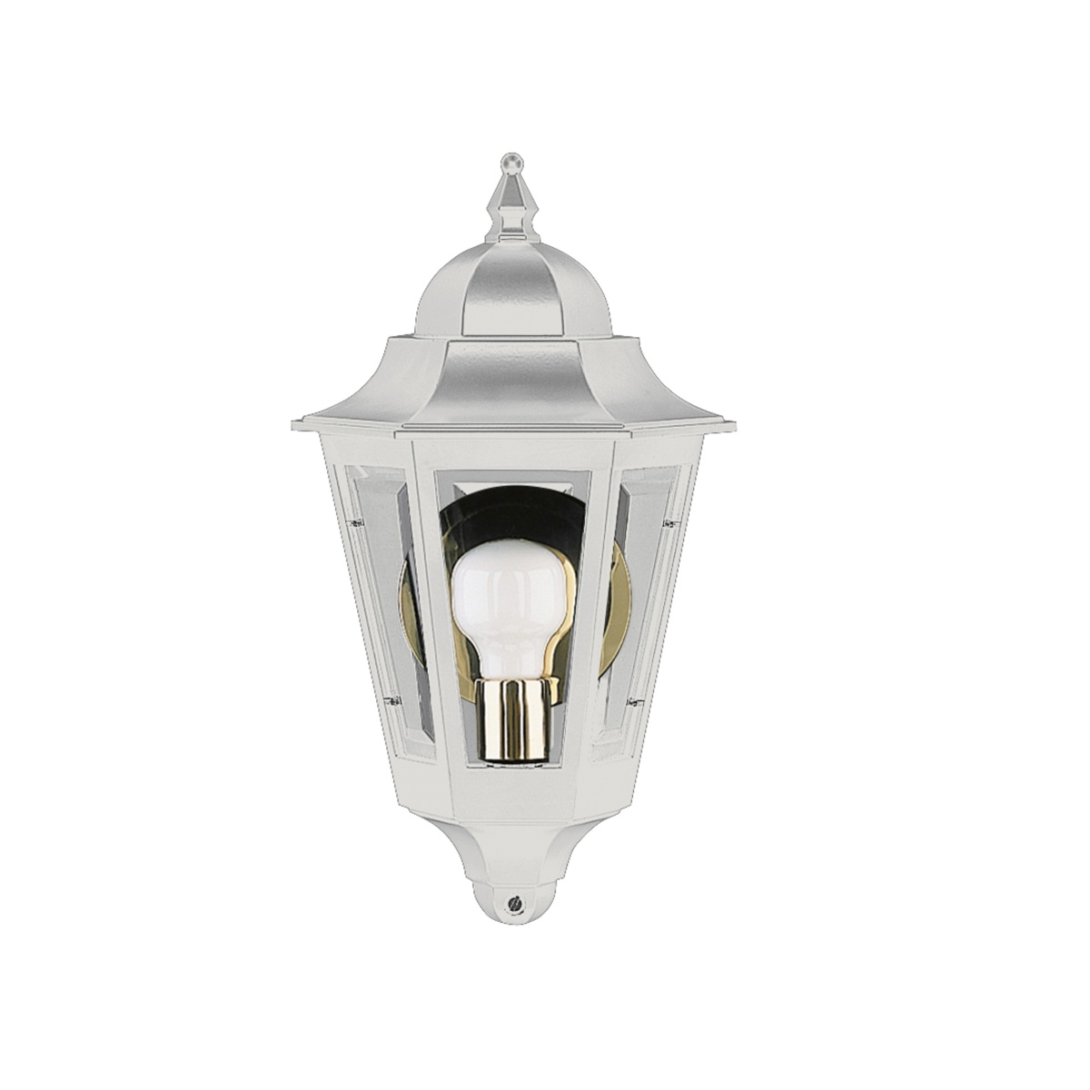 Aplicar clássico ELITE 6 IP44 E14 42W Blanco texturado