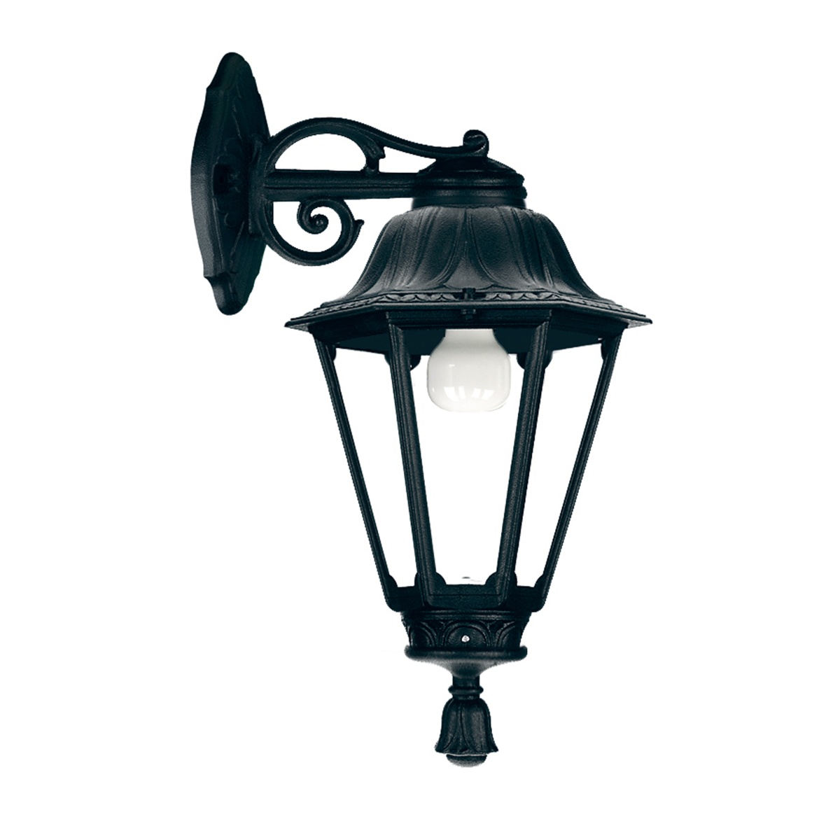 Aplicar clássico INDURA MEDIUM 6 IP55 E27 42W Preto