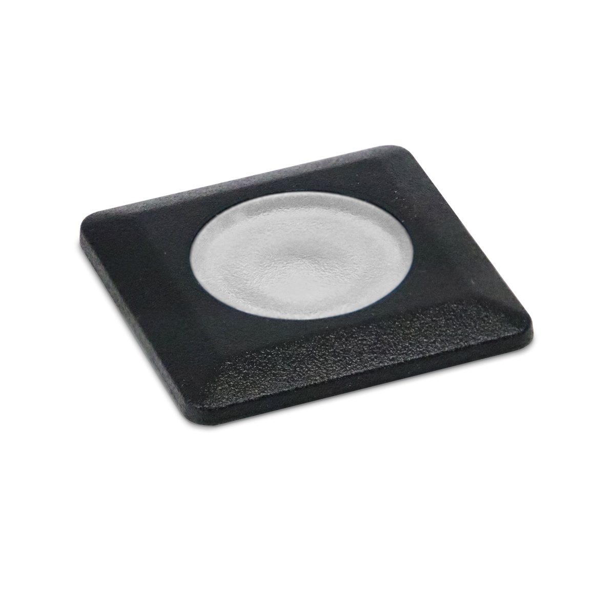 Um recesso parede  chão RAIN Square Opal IP67 G9 LED Bulb 1.70W 170lm CRI80 3000K Preto