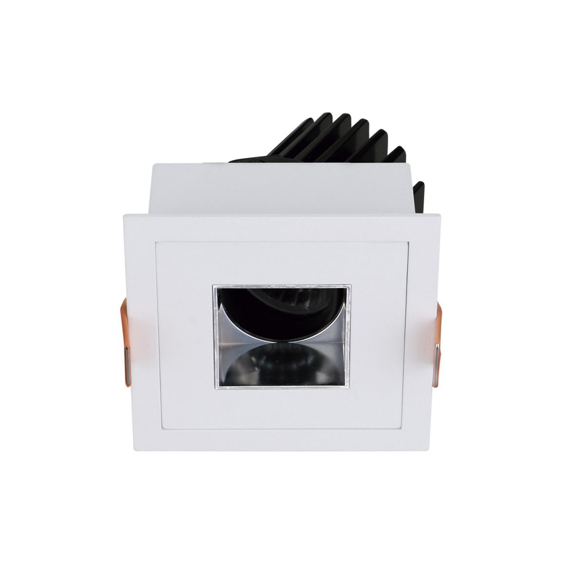 Empotrable techo tilt VIP3 Square Square LED COB 4.70W 719lm494lm CRI90 4000K 50º Branco Cromado
