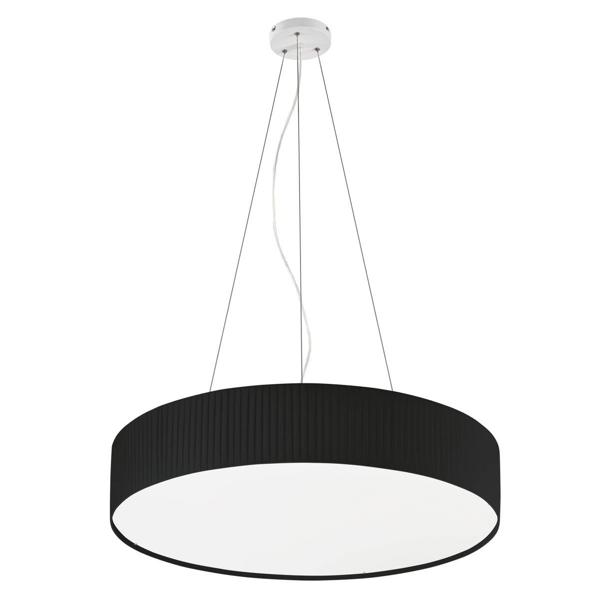 Suspensão VORADA LED SMD 29W 4000lm2399lm CRI80 3000K Fita enrolada em preto