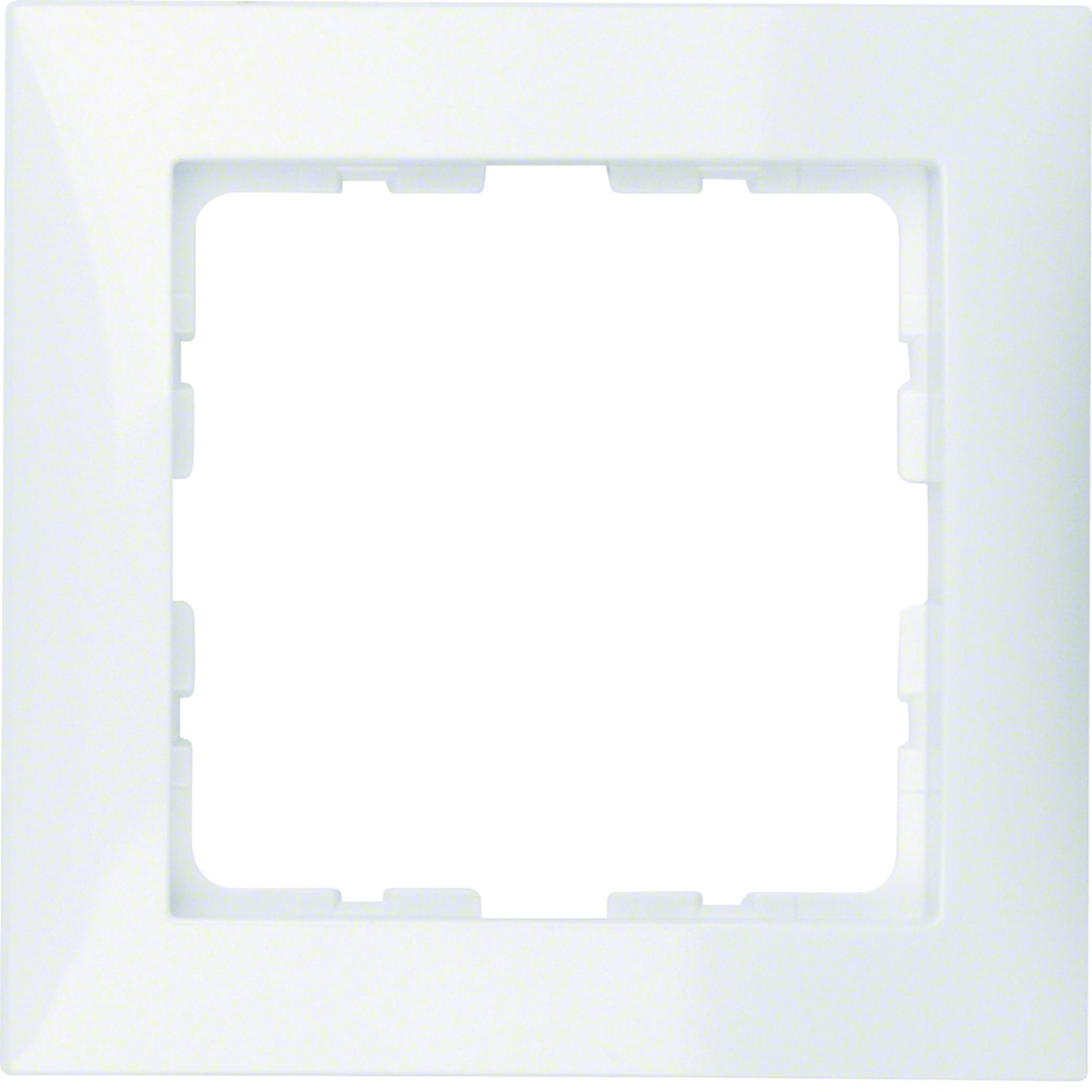 quadro 1-fach, S.1, branco polar brilhante