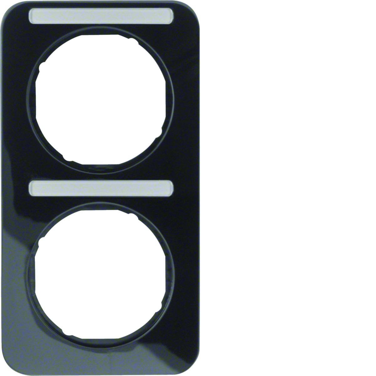 R.1 - quadro x2 p.-etiq. vert., preto