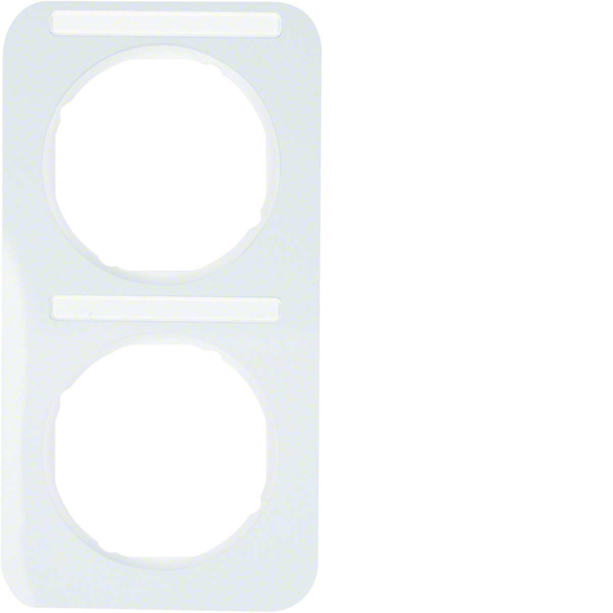 R.1 - quadro x2 p.-etiq. vert., branco