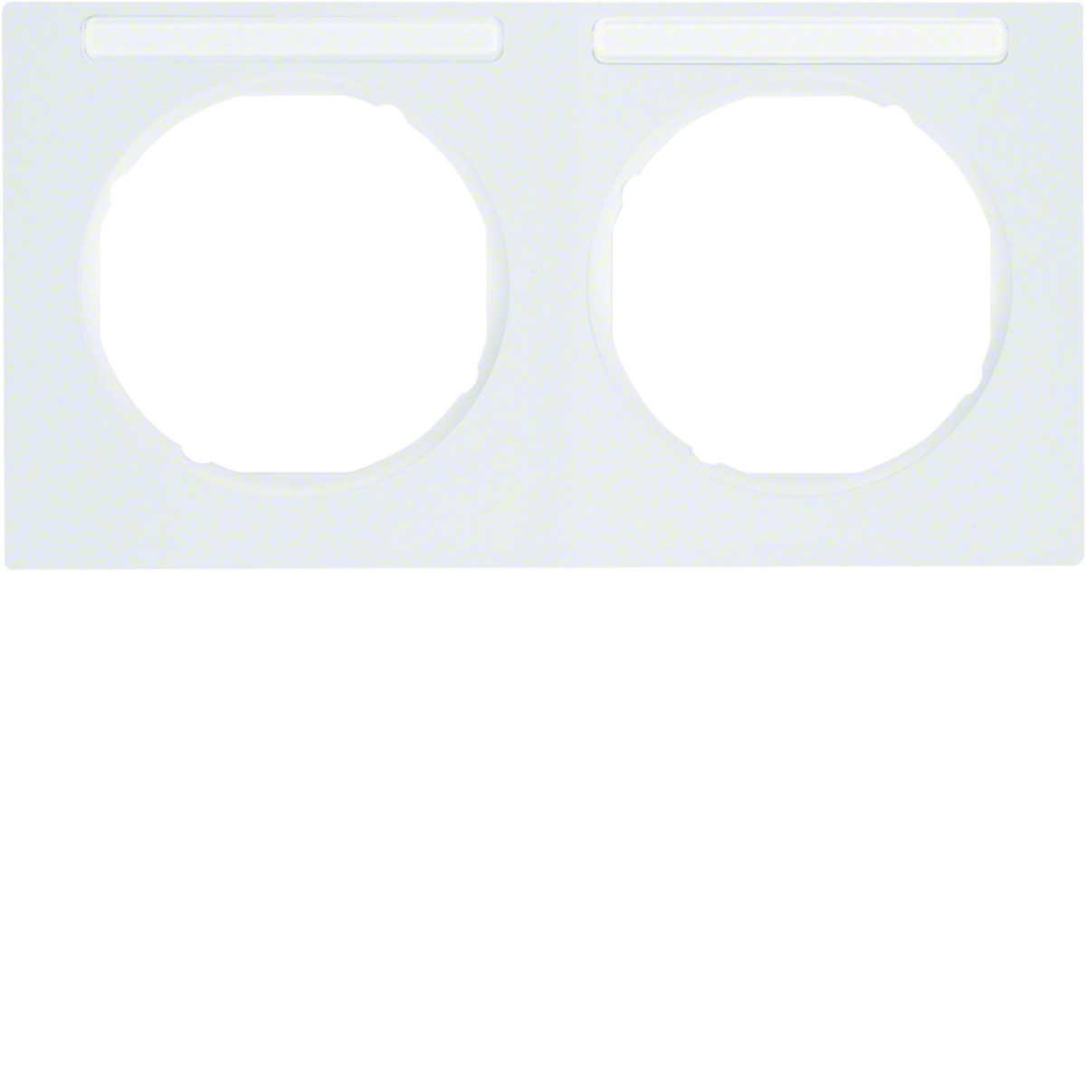 R.3 - quadro x2 p.-etiq. horz., branco