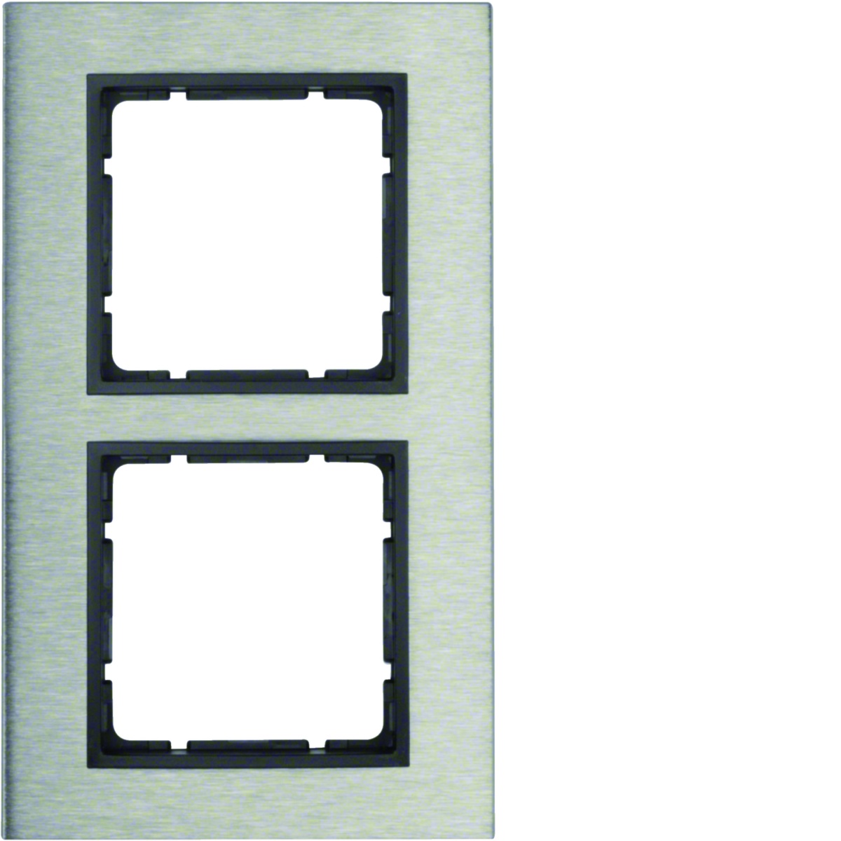 B.7 - quadro x2 vert, Inoxantrac mate