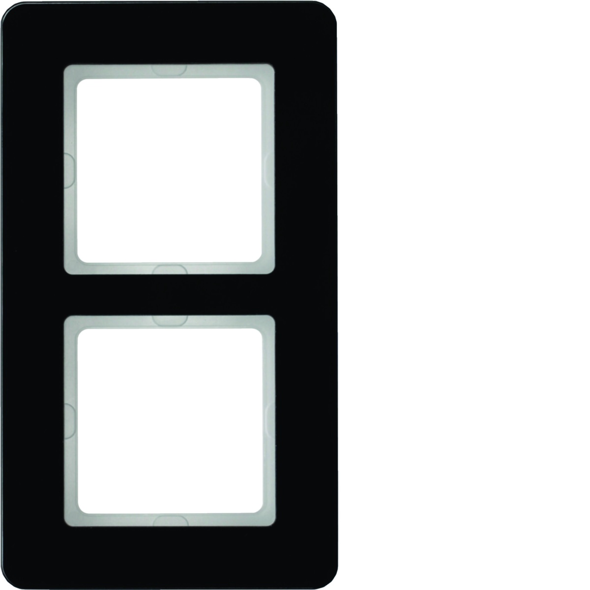 Q.7 - quadro x2, Vidro preto