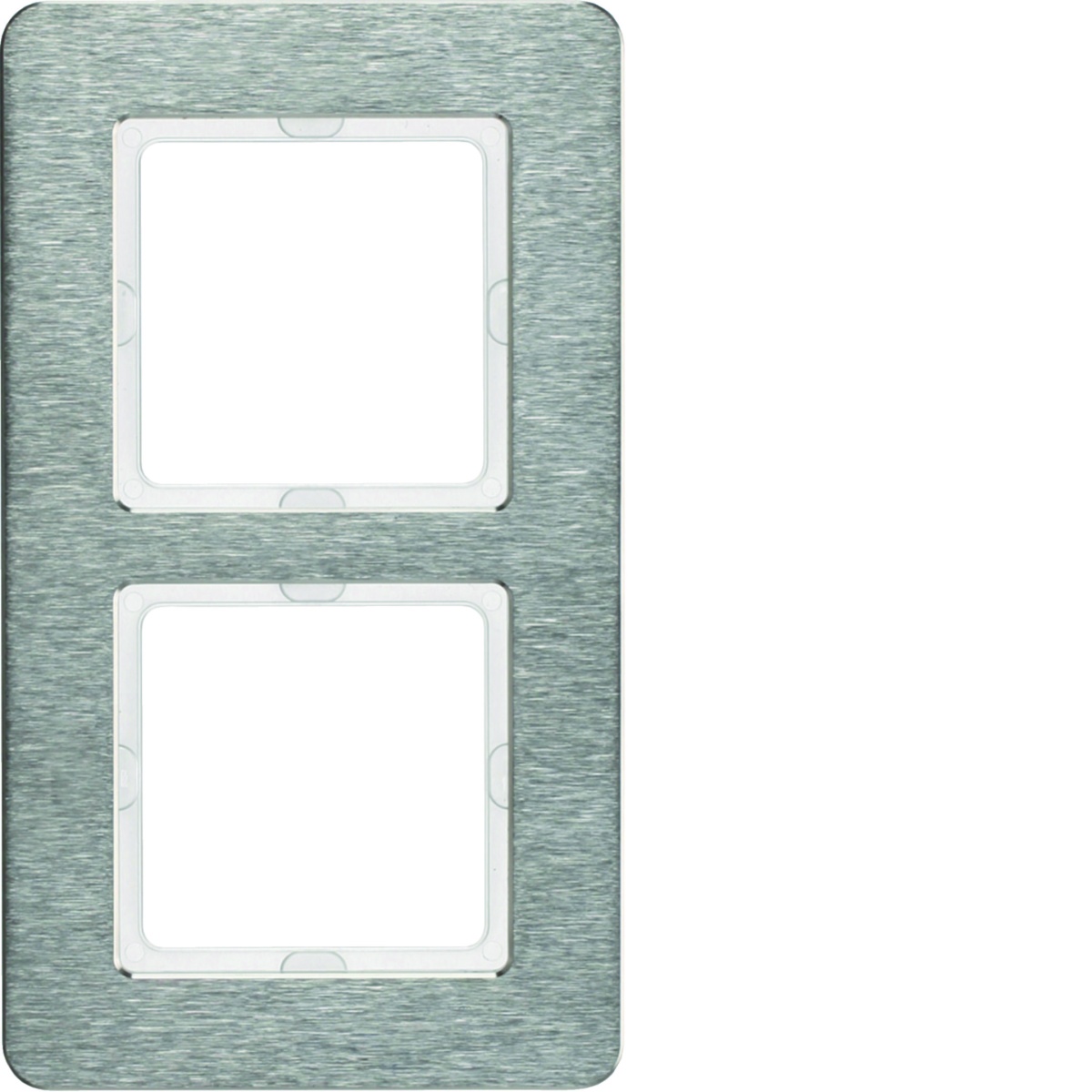 Q.7 - quadro x2 vertical, Inox