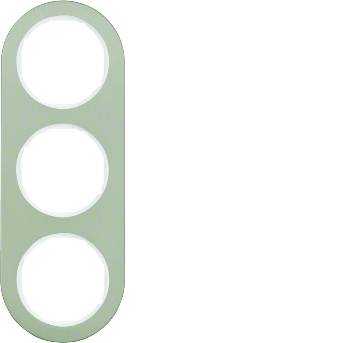 R.classic - quadro x3, Inoxbranco