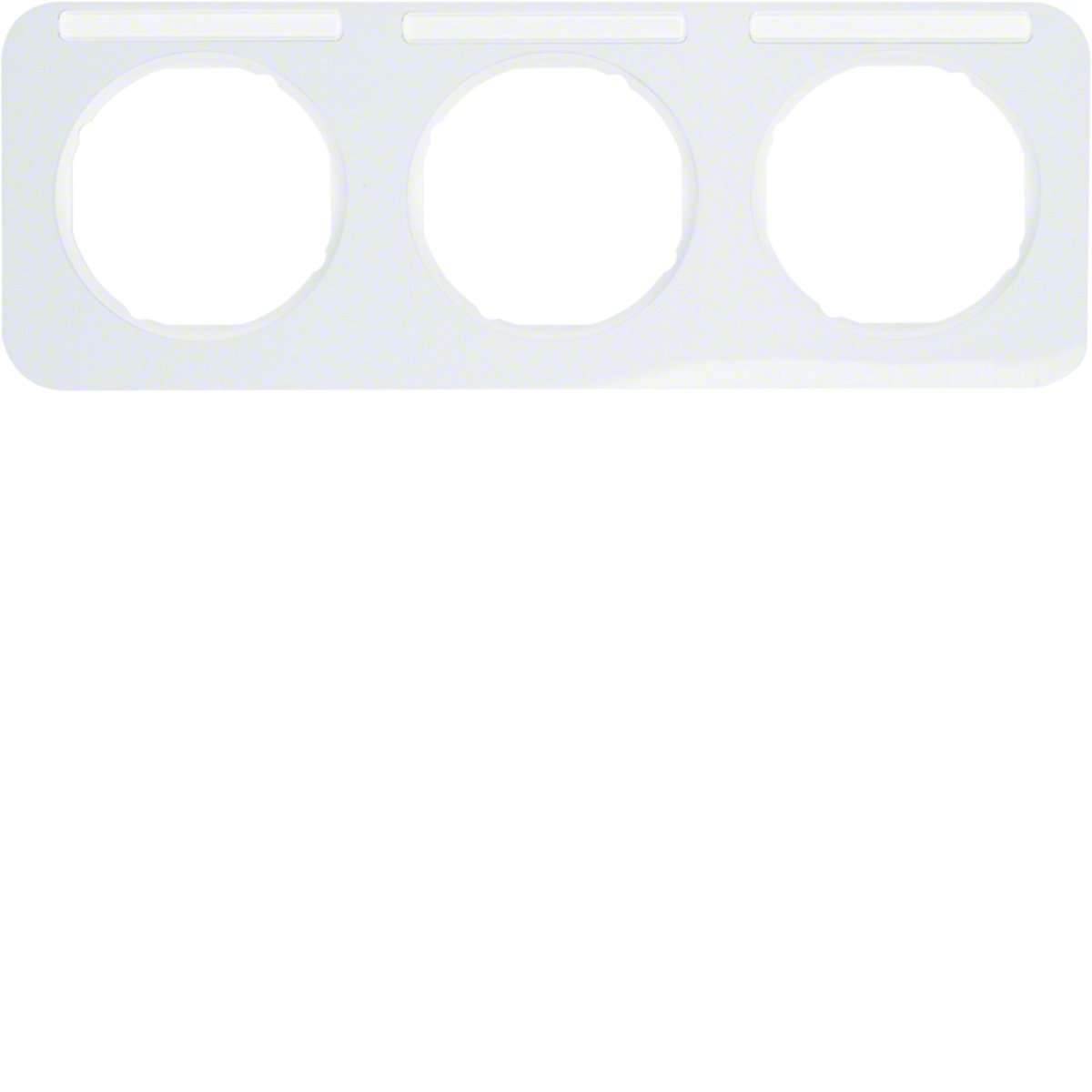 R.1 - quadro x3 p.-etiq. horz., branco