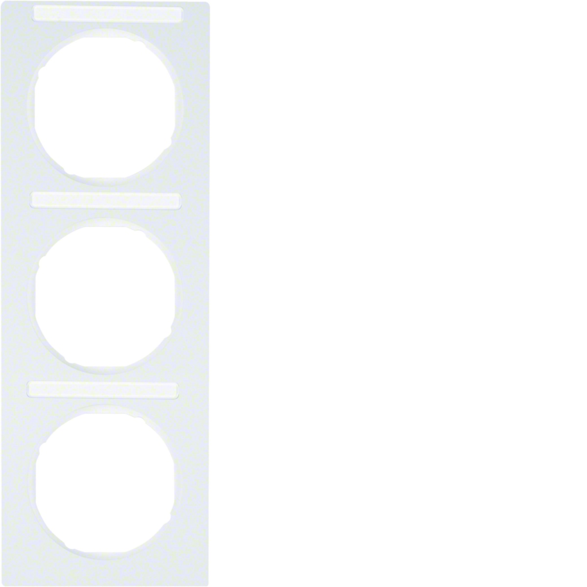 R.3 - quadro x3 p.-etiq. vert., branco