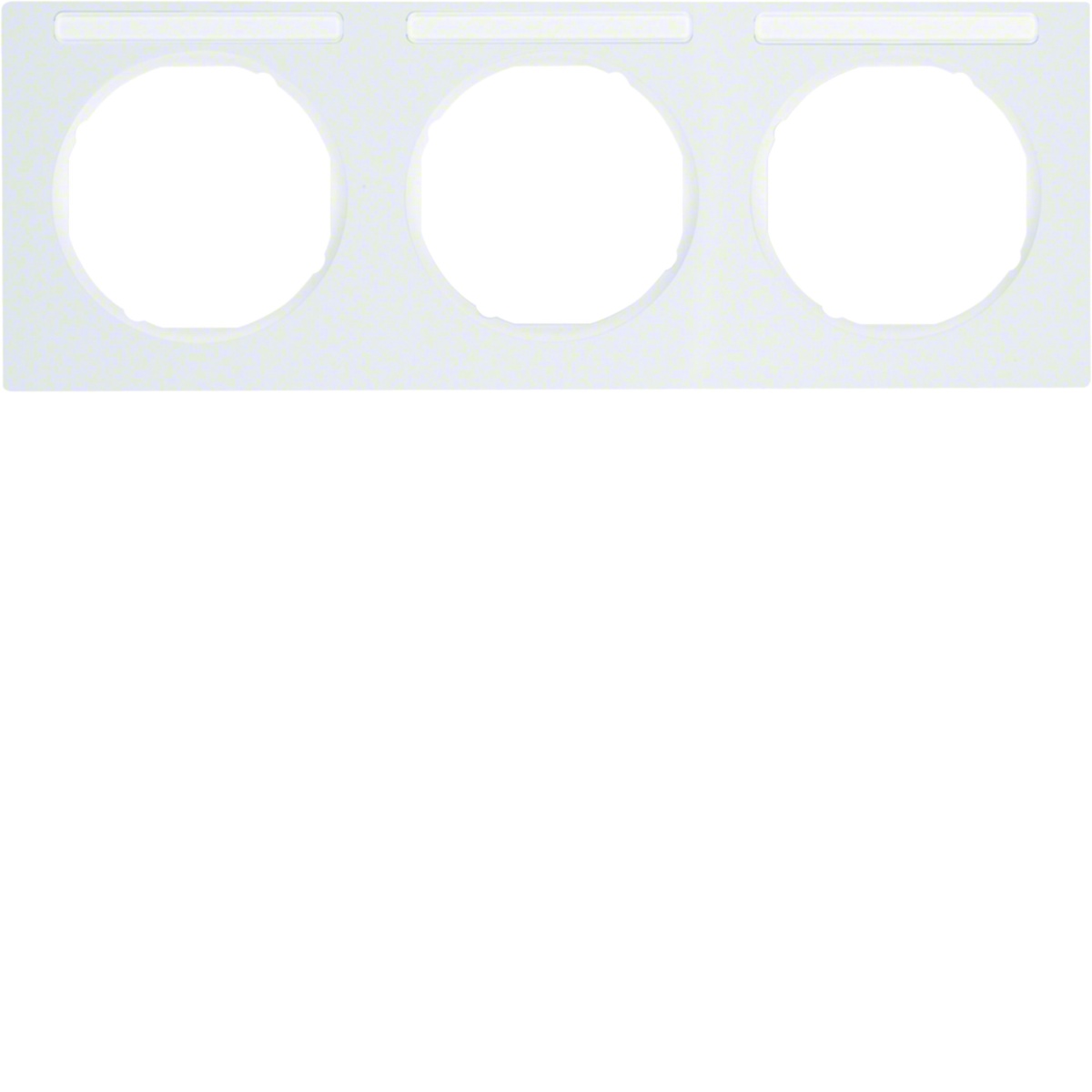R.3 - quadro x3 p.-etiq. horz., branco