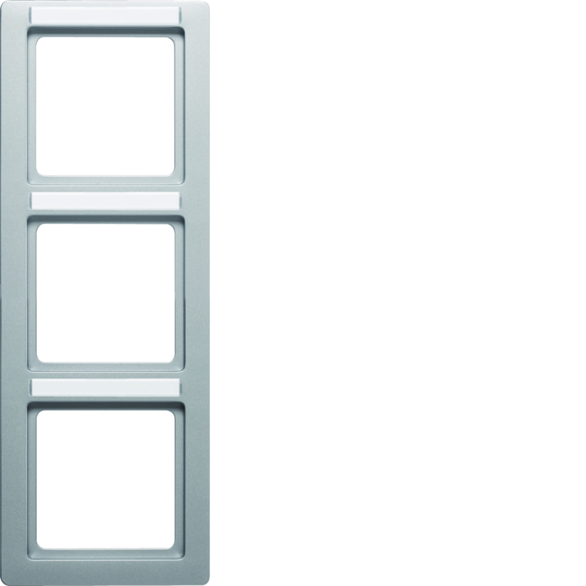 Q.1 - quadro x3 p.-etiq. vert., aluminio