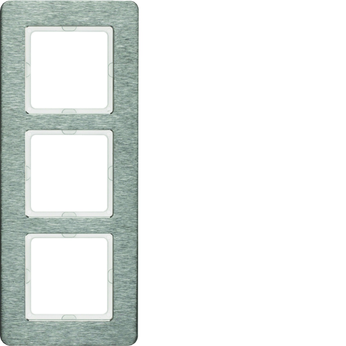 Q.7 - quadro x3 vertical, Inox