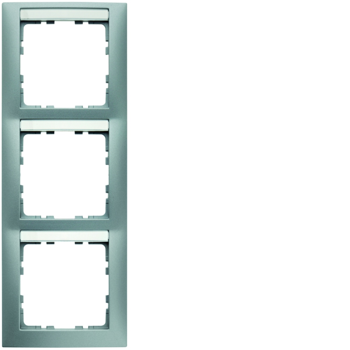 S.1 - quadro x3 p.-etiq. vert., alum mt