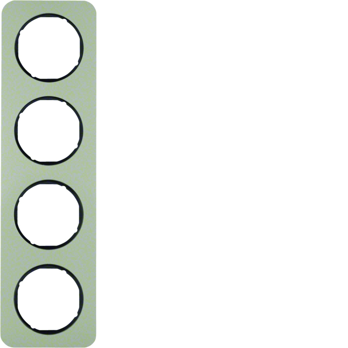 R.1 - quadro x4 Inox, preto