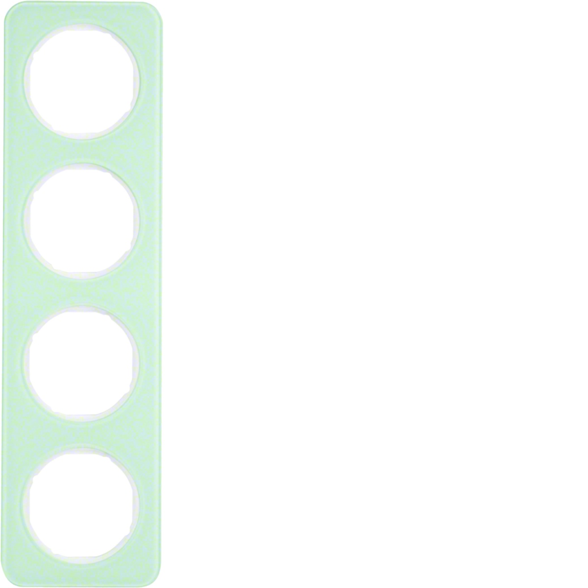 R.1 - quadro x4 Vidro, branco