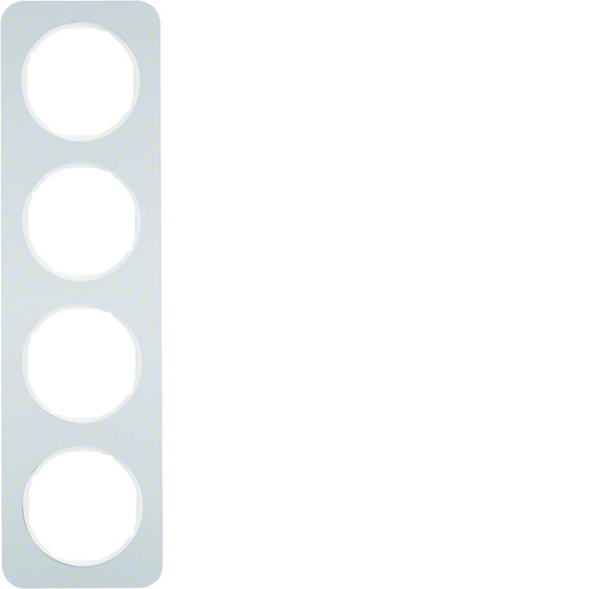 R.1 - quadro x4 Alumínio, branco