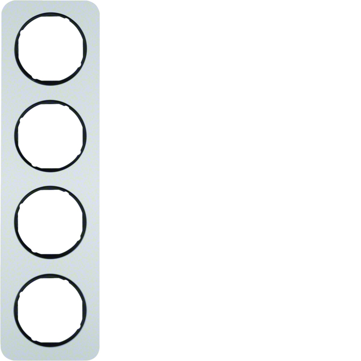 R.1 - quadro x4 Alumínio, preto