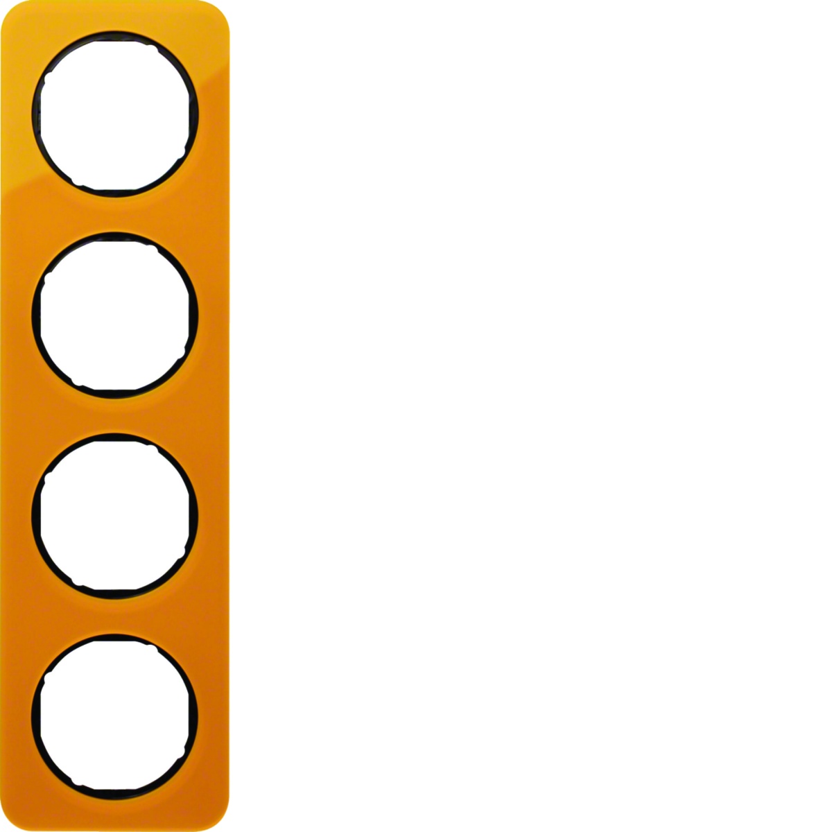 R.1 - quadro x4, Acrílico laranjapreto