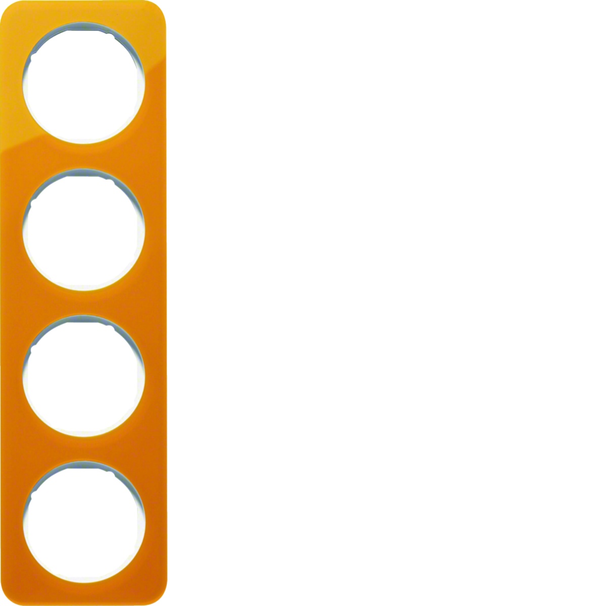 R.1 - quadro x4, Acrílico laranjabranco