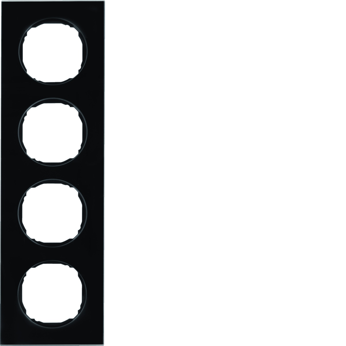 R.8 - quadro x4, Vidro preto
