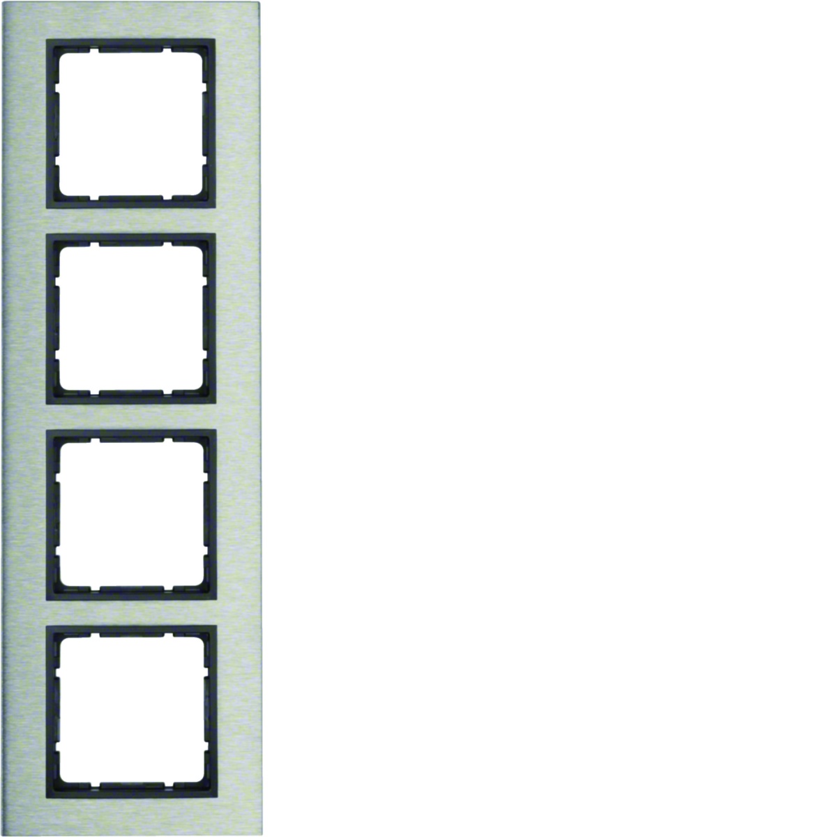 B.7 - quadro x4 vert, Inoxantrac mate