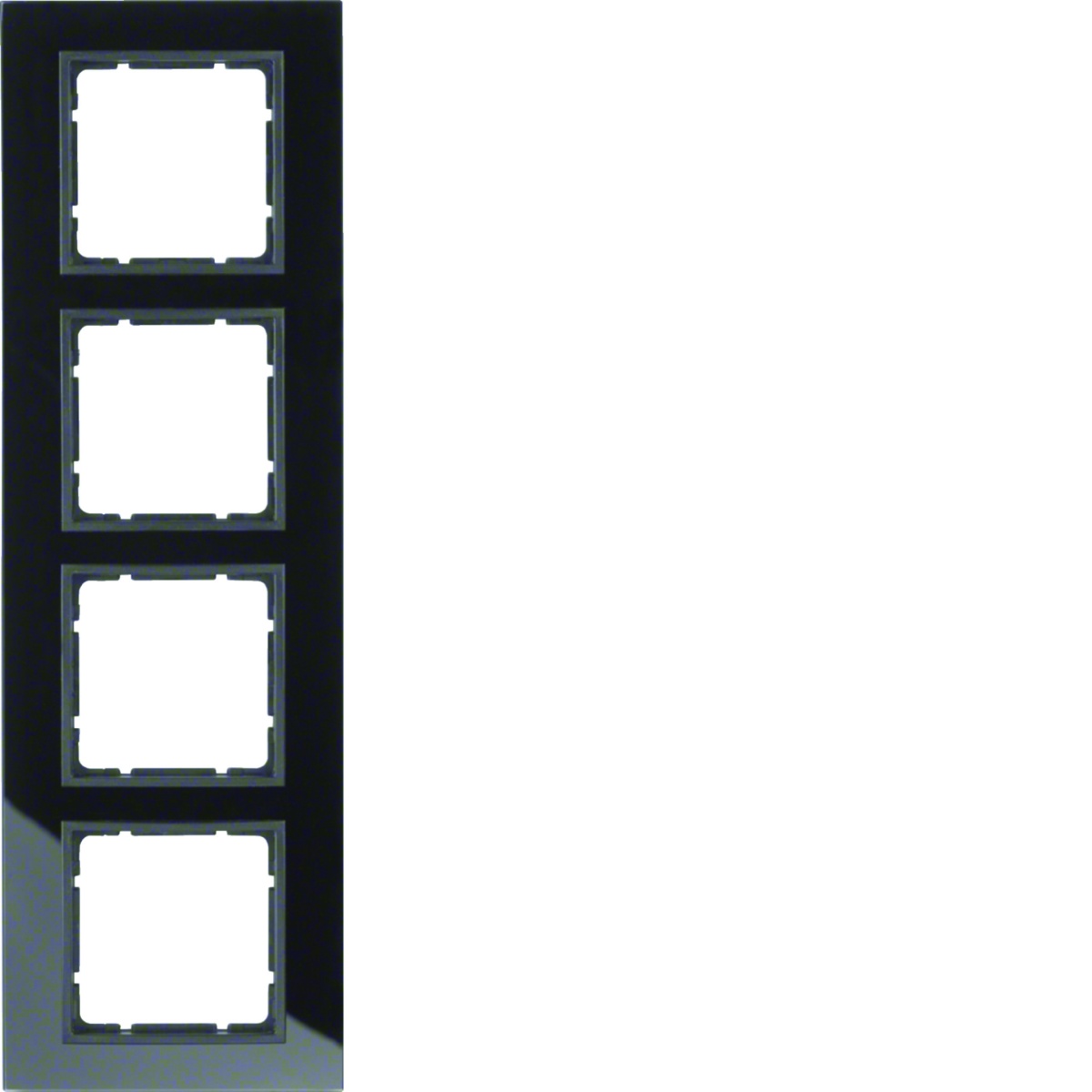 B.7 - quadro x4, Vidro preto