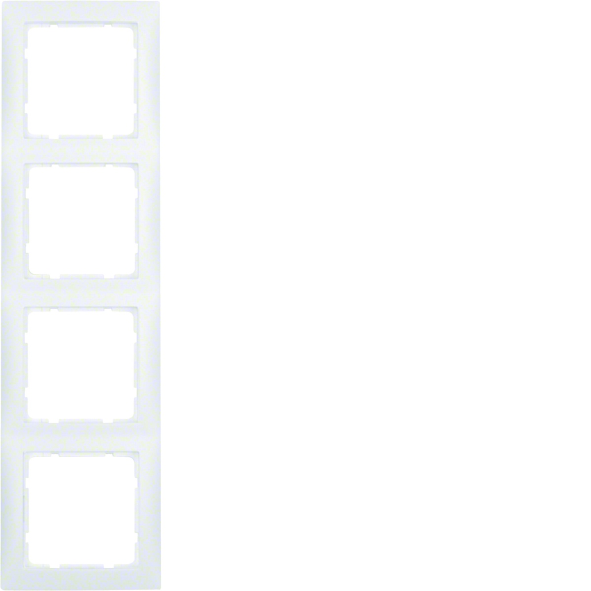S.1 - quadro x4, branco mate