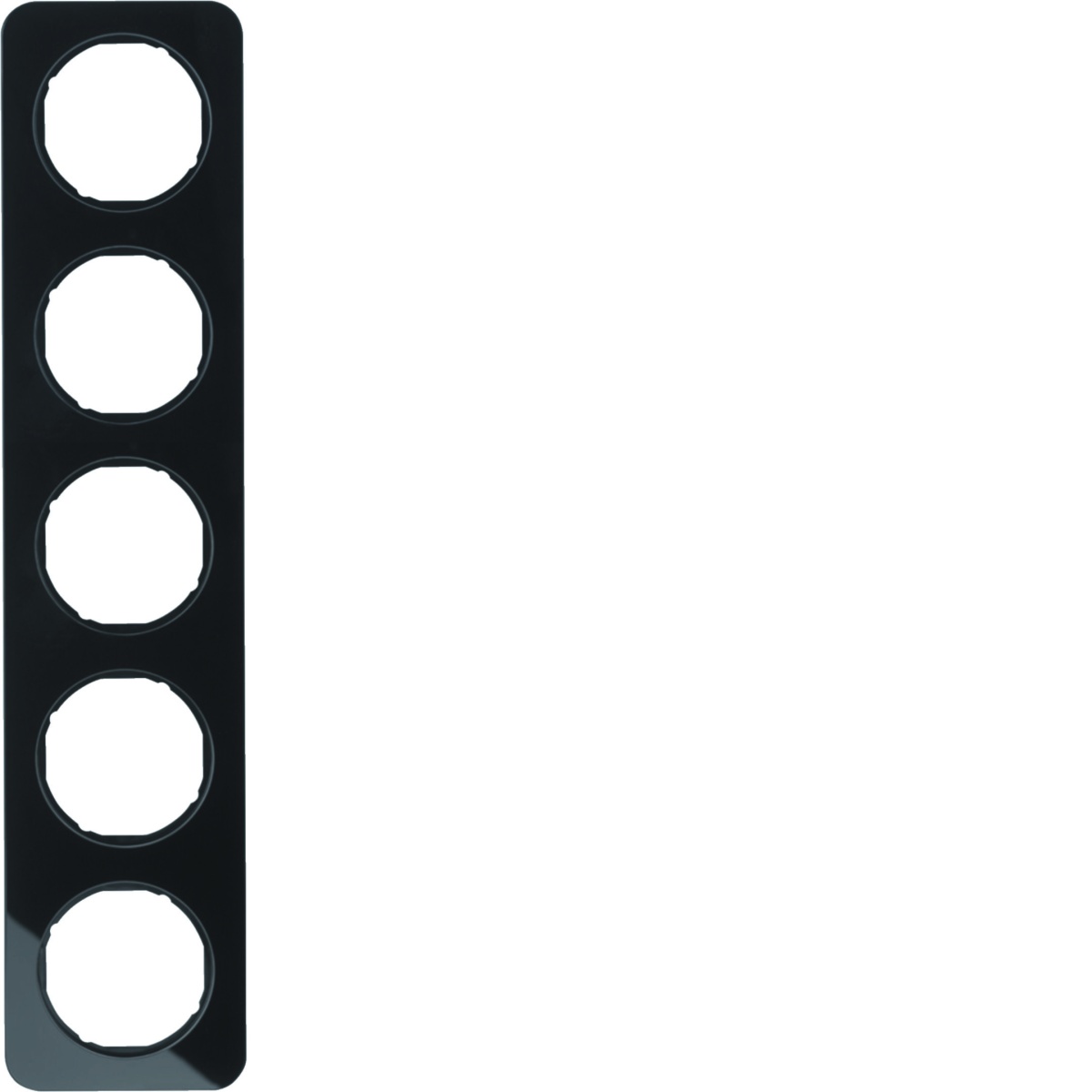 R.1 - quadro x5 Vidro, preto