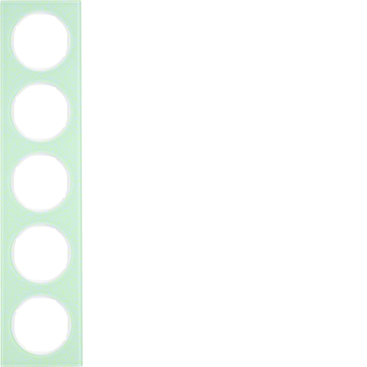 R.3 - quadro x5 Vidro, branco