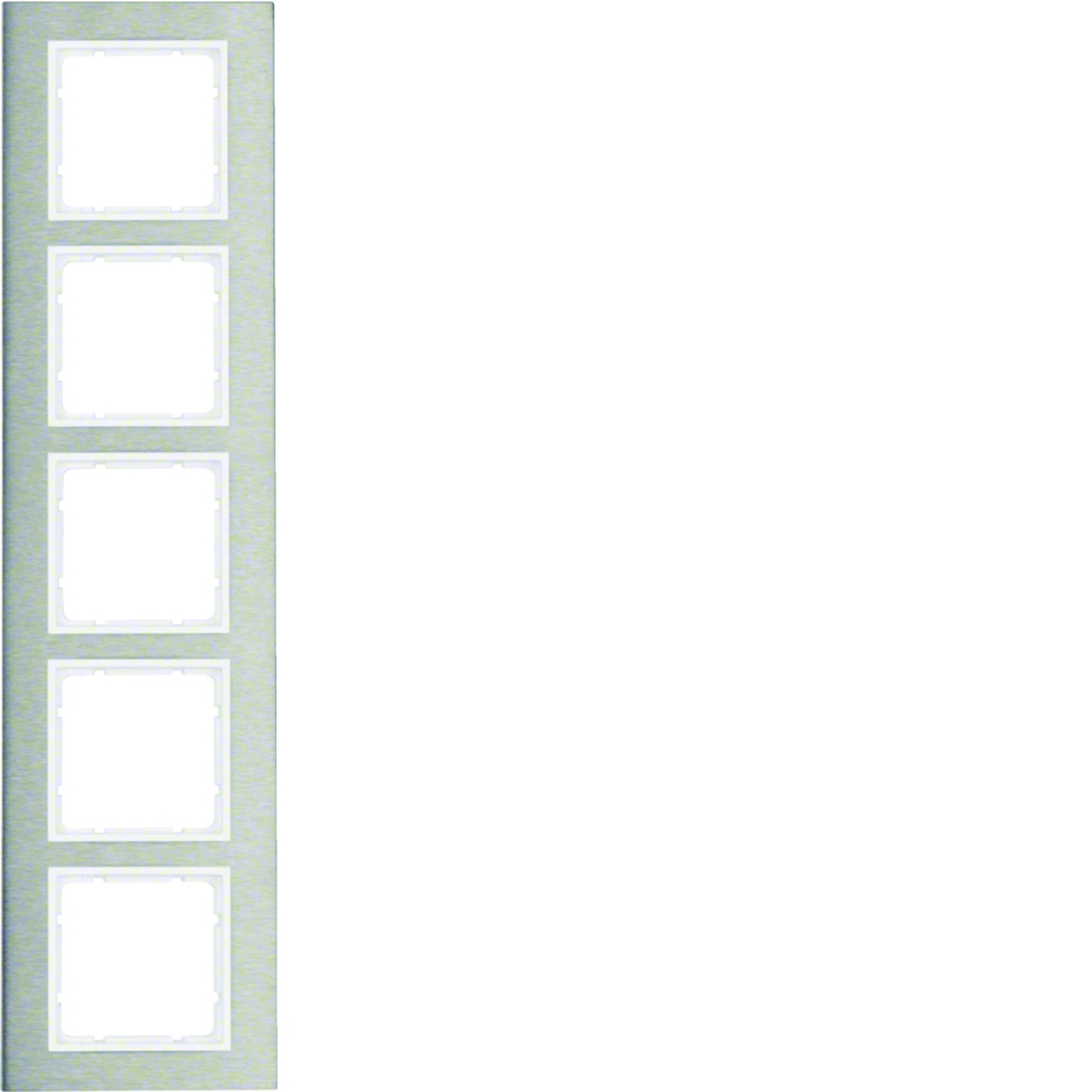 B.7 - quadro x5 vert, Inoxbranco mate