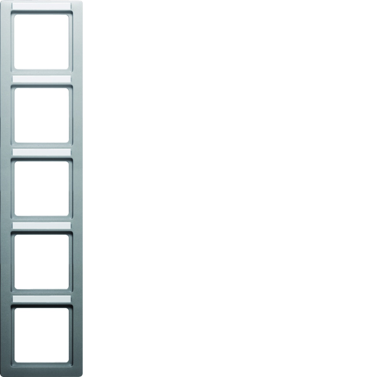 Q.1 - quadro x5 p.-etiq. vert., aluminio