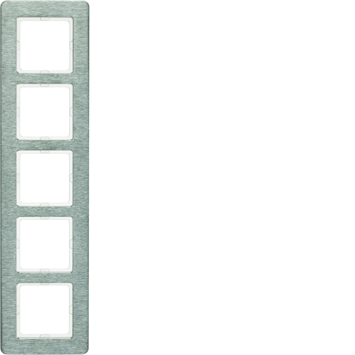 Q.7 - quadro x5 vertical, Inox