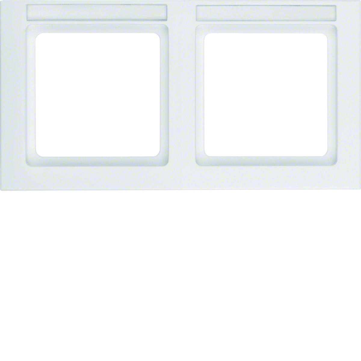 Q.3 - quadro x2 p.-etiq. horiz., branco