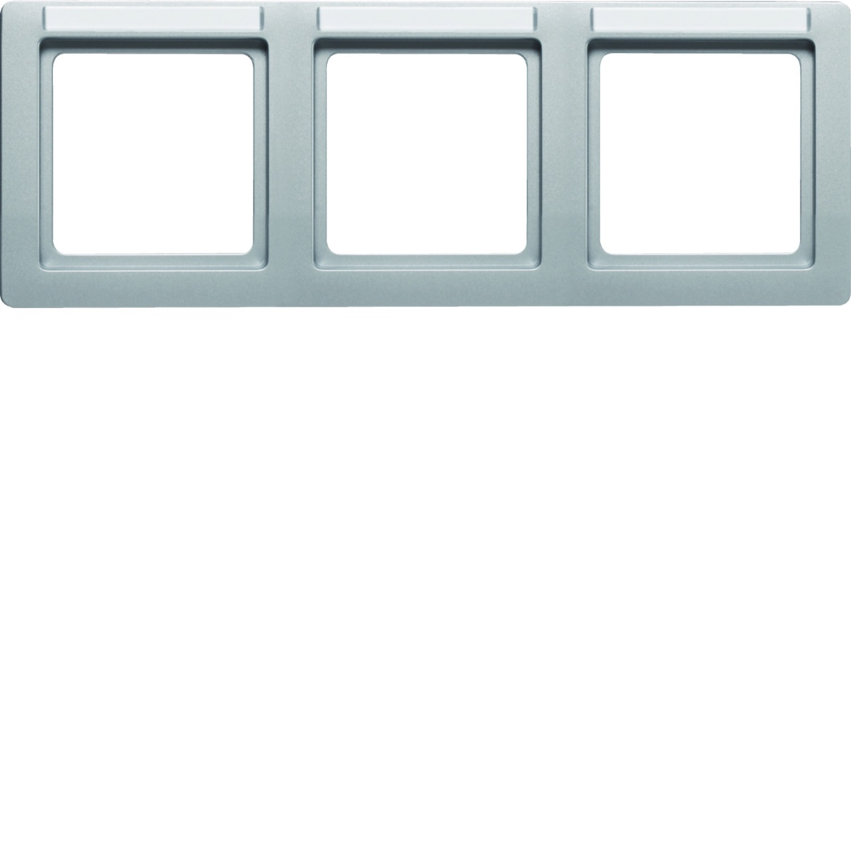 Q.1 - quadro x3 p.-etiq. horiz., alumin