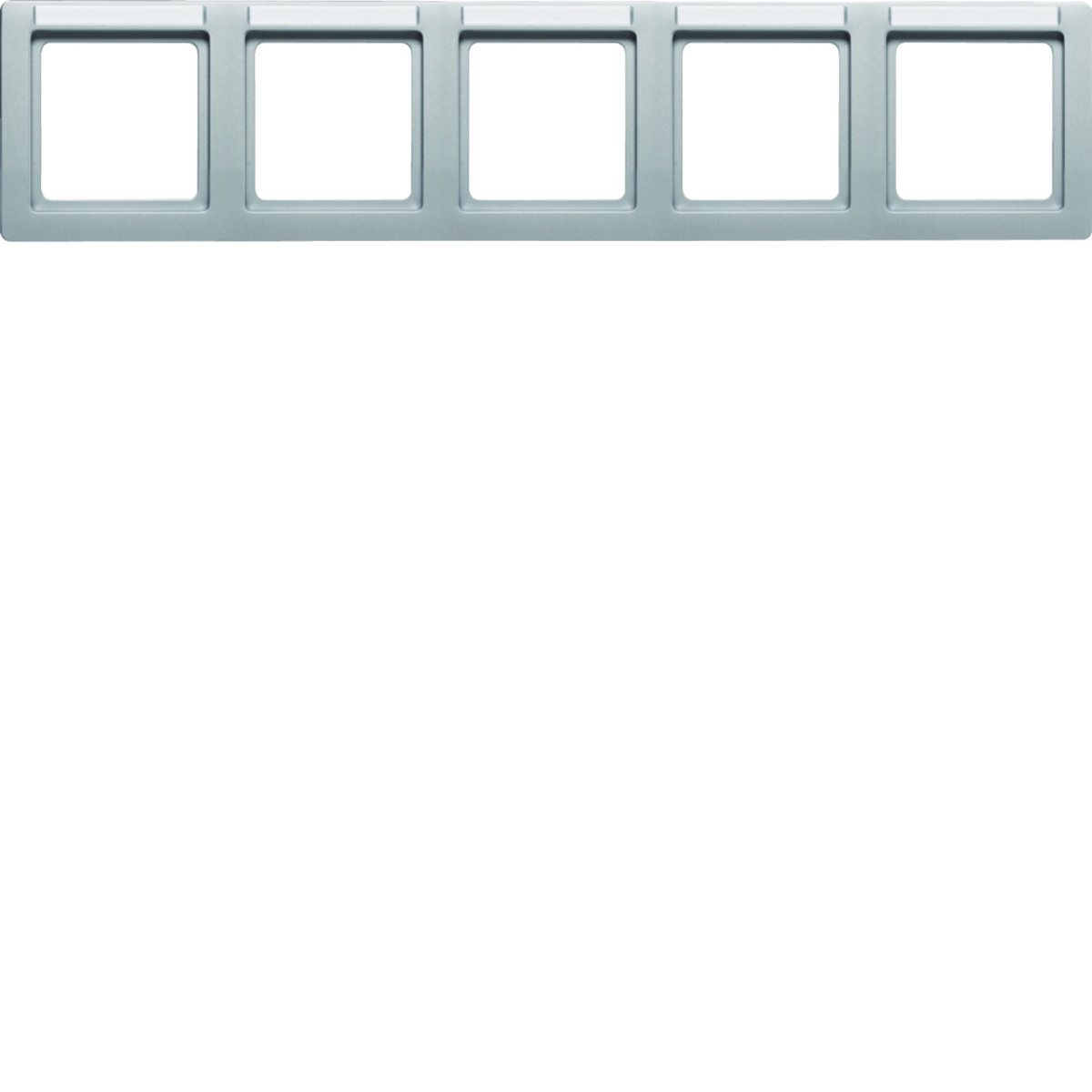 Q.1 - quadro x5 p.-etiq. horiz., alumin