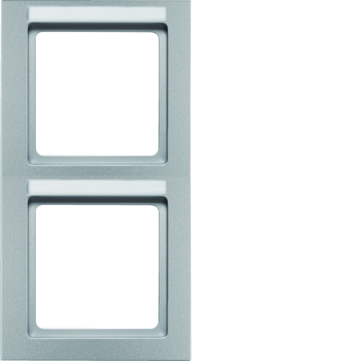 Q.3 - quadro x2 p.-etiq. vert., aluminio